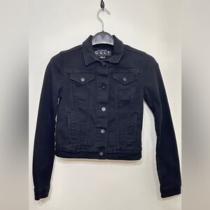 LIP SERVICE CULT CROPPED JEAN JACKET